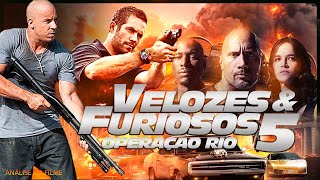 O FILME DE AÇÃO VELOZES FURIOSOS 5 OPERAÇÃO RIO E INCRÍVEL [upl. by Ingham]