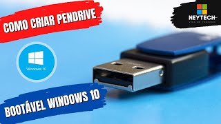 Como criar pendrive de instalação do Windows 10  Rufus [upl. by Richel]