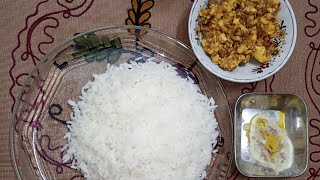 Lunch With Paneer Bhurji Posto Bata And Soyabean curry simple and tasty 😋 [upl. by Slinkman]