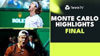 Andrey Rublev vs Holger Rune For The Title 🏆  Monte Carlo 2023 Final Highlights [upl. by Ahsieka]