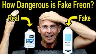 How Dangerous is Fake Car AC Refrigerant Lets Find Out [upl. by Llertnek]