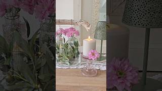 DIY Hängevasen im Glas dekoriert 🌿🌸💜  Sommerliche Dekoidee [upl. by Cornew]