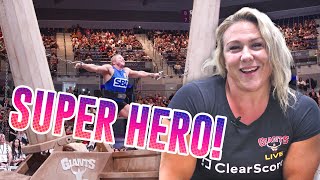 Donna Moore is a reallife SUPER HERO  Clear score x Giants Live [upl. by Anjanette112]