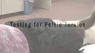 Myofasical Release Pelvixc Torsion amp Obliquity  Testing for Pelvic Torsion [upl. by Albertina]