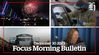 Honours list Covid cases increase and Fireworks warning  Focus Morning Bulletin December 30 2023 [upl. by Ephram]