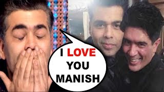 Karan Johar Makes His Relationship OFFICIAL With Boyfriend Manish Malhotra After Section 377 Verdict [upl. by Aneles]