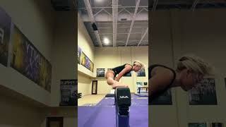 Olivia Dunne Gymnast 😮 Crazy Stretching Flexibility Strength Skills shorts oliviadunne gym [upl. by Bulley]