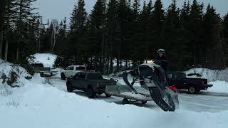 2021 ski doo backcountry 600 efi gooning around [upl. by Carita]