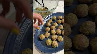 Pesto turkey meatballs with mascarpone orzotto easyrecipe orzo meatballs 30minutemeals recipe [upl. by Iain]