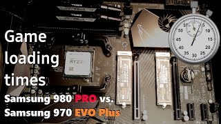 Samsung 980 PRO vs 970 EVO Plus in Game loading times [upl. by Ahsieker]