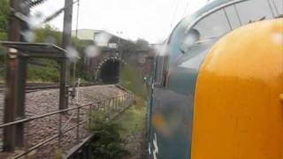 Deltic 55022 Powers Out of Kings Cross 11th Sept 2010 [upl. by Candis]