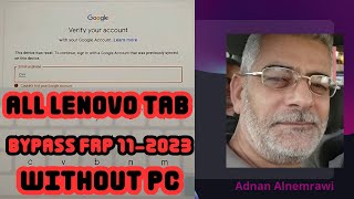 All Lenovo tab frp bypass 2023  Lenovo tablet Google account bypass 2023 Without PC Android 12 13 [upl. by Kamillah521]