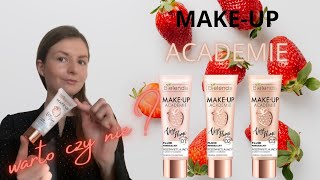 Bielenda Make Up Academie Podkład Truskawkowy  Recenzja [upl. by Blakelee497]