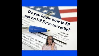 How to fill out an I9 Form  HR Coaching  Authorized Rep [upl. by Anjanette]