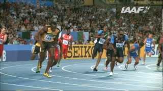 Mens 4x100m Relay Final  IAAF World Championships Daegu 2011 [upl. by Ahsel]