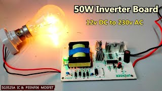 50W 12V DC to 220V AC Inverter Circuit Board  DC to AC Converter  POWER GEN [upl. by Artek490]