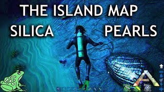 Silica Pearl Locations on The Island map  Ark Survival Evolved [upl. by Jo]