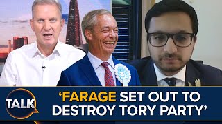 Nigel Farage Set Out To Destroy Conservative Party  Tory MP BLASTS Labour And Reform UK [upl. by Gherardi]