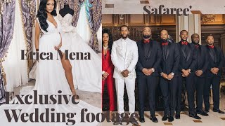 Exclusive Wedding footage of Erica Mena and Safaree s big day [upl. by Barnebas938]