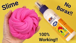 how to make slime with fevicol fevicol slimeno borax no activator1000 Working real slime recipe [upl. by Kiehl]