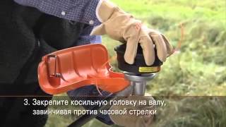 Установка косильной головки STIHL AutoCut C 252 на мотокосу specinstrumentua [upl. by Morocco259]