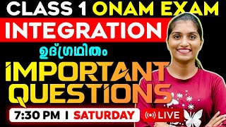 Class 1 Onam Exam  Integration  ഉദ്ഗ്രഥിതം Sure Questions  Exam Winner Class 1 [upl. by Clint]