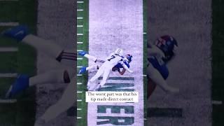 Malik Nabers knocked himself out trying to make this catch shorts nfl giants cowboys [upl. by Goines]