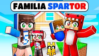 FAMILIA SPARTOR en MINECRAFT 💖👶 FAMILIA vs FAMILIA RaptorGamer [upl. by Jessika191]