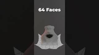 Pass Through Cloth from Face to 4096 Faces blender 3dart 3danimation clothsimulation learning [upl. by Shishko495]