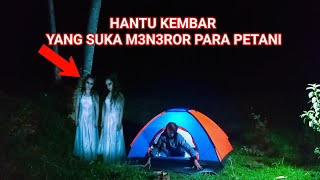 CAMPING HOROR DI T3ROR SOSOK HANTU KEMBAR SAAT BERMALAM DI PERKEBUNAN WARGA [upl. by Enirehtac815]