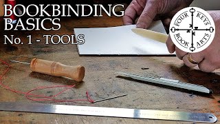 Bookbinding Basics Chapter 1  Basic Tools  Easy Options to Get Started Bookbinding [upl. by Durgy]