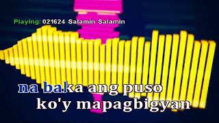 Karaoke Salamin Salamin  BINI [upl. by Llenod487]