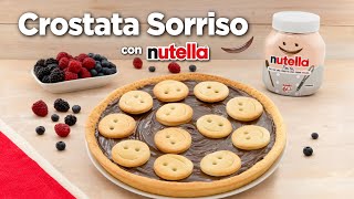 CROSTATA SORRISO CON NUTELLA® Ricetta Facile  Fatto in Casa da Benedetta [upl. by Alcine213]