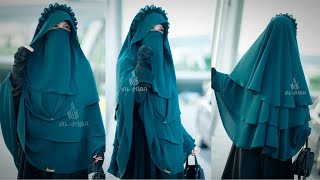 Malaysian crown hijab TutorialMost demanding crown hijab niqab tutorial Niqa Bee ❤️ [upl. by Enyawud991]