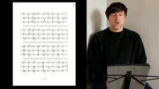 ASMR Counting Morton Feldman  For Philip Guston w score [upl. by Channa957]