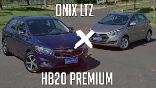 Comparativo Onix LTZ x HB20 Premium [upl. by Ludba]