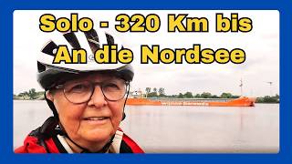 Solo EBike Reise bis zur Nordsee mit FAnhänger u Zelt Gr Ringsmar nach Bremen Juliusplate [upl. by Gaiser]