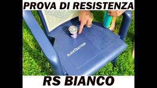 SOLO RS BIANCO SUPERA LA PROVA DI RESISTENZA A SOLVENTE [upl. by Dlareg866]