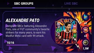 ALEXANDRE PATO ALL SBC SOLUTION  MADFUT 24 [upl. by Harac955]