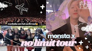 【MONBEBE VLOG】monsta x in atlanta no limit tour 2022 [upl. by Etterual]