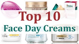 Top 10 Face Day Creams​ [upl. by Maybelle]