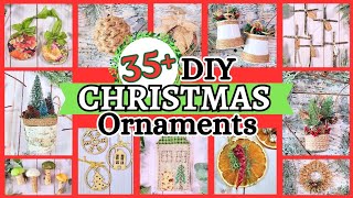 35 Amazing Christmas Ornaments youll WANT to make  Ornaments to Make and Sell or Gift [upl. by Concha]