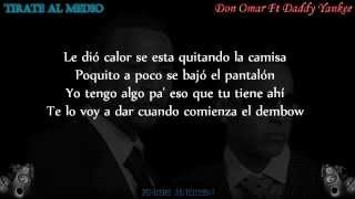 Tirate Al Medio  Don Omar Ft Daddy Yankee Letra [upl. by Essam]