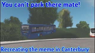 You Can’t Park There Mate Roblox Canterbury shorts [upl. by Ellehcor]