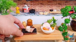 How to Make Caramelized Pork Butt with Red Radish Stew  Tasty Miniature RedBraised Pork Recipe [upl. by Elbon632]