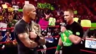 WWE Bragging Rights 2009 Randy Orton vs John Cena Promo HD [upl. by Adilem]