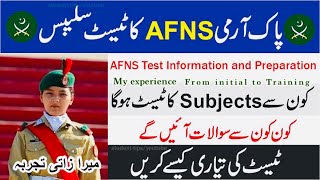 AFNS test preparation 2023  AFNS Test Pattern and syllabus  AFNS Test 2023  afns admission 2023 [upl. by Budworth]