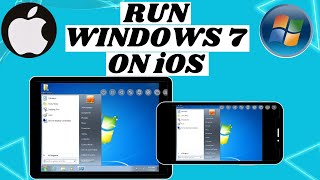 How to Install Windows 7 on iPhone amp iPad  Tiny Windows 7 on iOS with UTM iOS Virtual Machine [upl. by Waters]