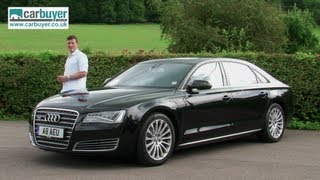 Audi A8 saloon 20102017 review  Carbuyer  Mat Watson [upl. by Eirrotal323]