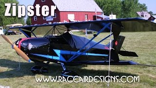 Zipster ultralight biplane experimental aircraft by Raceair Designs [upl. by Dorina]